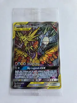 Pokemon TCG Moltres Zapdos & Articuno GX SM210 Hidden Fates Promo Card SEALED - Image 2