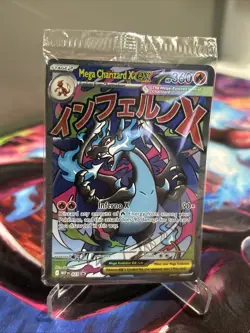 2025 Pokemon MEP Black Star Promos Mega Charizard X ex #023 - Image 2
