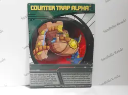 Bakugan Card - Counter Trap Alpha - Green Ability Card - BA57 - 47/48n - 2008 - Image 1