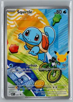 Squirtle 039 spanish* Holo Promo ME: Mega Evolution Promo Pokemon Near Mint - Image 1