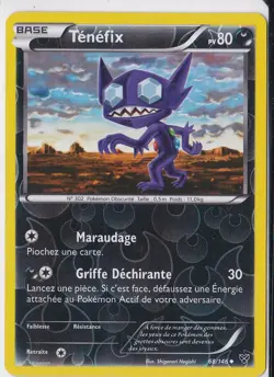 Tenefix Reverse - XY - 68/146 - New Pokemon Card - French - Image 1