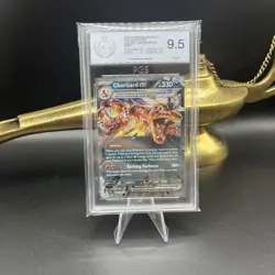🔥⭐ Pokemon Charizard ex 054/091 Paldean Fates PGS 9.5 Mint+ ⭐🔥 - Image 2