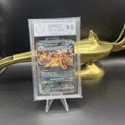 🔥⭐ Pokemon Charizard ex 054/091 Paldean Fates PGS 9.5 Mint+ ⭐🔥 - Image 4