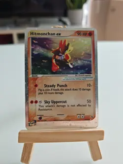 Pokemon Hitmonchan Nockchan EX 98/109 Ruby & Sapphire Holo Englisch - Image 1