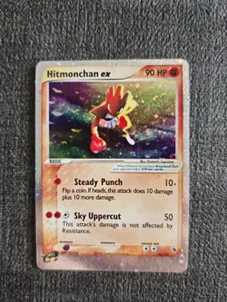 Pokemon Hitmonchan Nockchan EX 98/109 Ruby & Sapphire Holo Englisch - Image 2