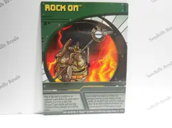 Bakugan Card - Rock On - Green Ability Card - BA571 - 44/48n - 2008 - Image 1