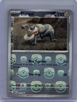 Durant (Master Ball Pattern) Holo Rare SV: White Flare 070/086 NM - Image 1