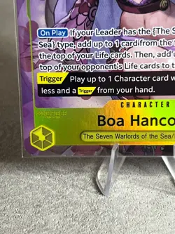 Boa Hancock Art OP14-112 SR The Azure Sea’s Seven English One Piece TCG NM - Image 4