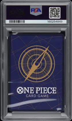 2023 ONE PIECE PROMOS OFFICIAL EVENT SERIALIZED TOP PRIZE SHANKS 693/1000 PSA 9 - Image 2