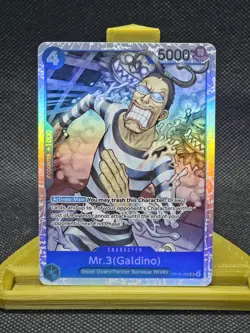 One Piece CCG- Mr.3(Galdino) (056) - The Time of Battle (OP16) SR NM - Image 1