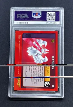 2021 Topps Metazoo Cryptid Nation Series 0 Mothman Aura Holo Foil PSA 10 Pop 31 - Image 3