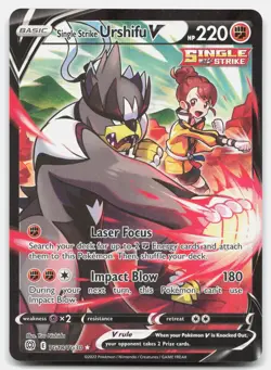 Single Strike Urshifu V - NM - BRS Brilliant Stars Trainer Gallery # TG18 - Image 1