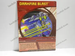 Bakugan Card - Darkfire Blast - Red Ability Card - BA471 - 32/48i - 2008 - Image 1