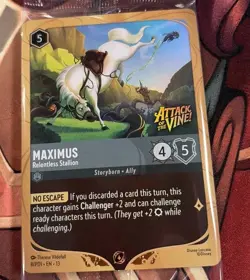 Disney Lorcana Maximus Relentless Stallion Promo Attack Of The Vine 8/PD1 - Image 1