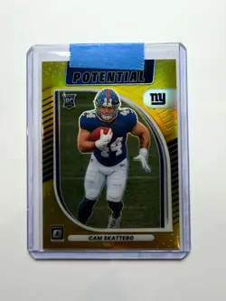 2025 Panini Optic Cam Skattebo Gold Hidden Potential #/10 - Image 1