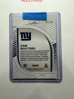 2025 Panini Optic Cam Skattebo Gold Hidden Potential #/10 - Image 2