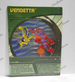 Bakugan Card - Vendetta - Green Ability Card - BA486 - 47/48i - 2008 - Image 1