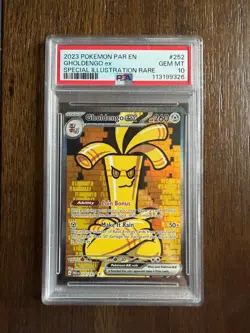 Psa 10 Gholdengo Ex 252/182 Paradox Rift Pokemon SIR - Image 1