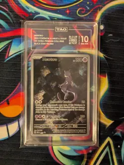 Pokemon Mewtwo #52 TAG Gem 10 Black Star Promo Ultra Premium 151 Graded Card - Image 1