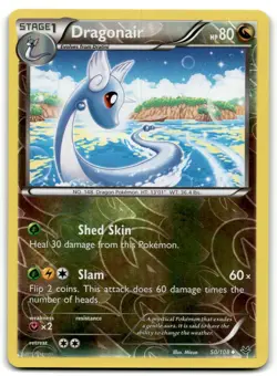 2015 XY - Roaring Skies Pokemon TCG Card #50 Dragonair Reverse Holo - Image 1