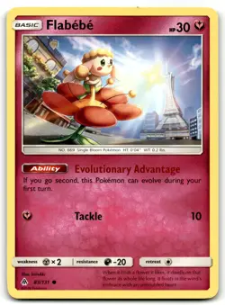 2018 Sun & Moon - Forbidden Light Pokemon TCG Card Flabebe #83 - Image 1