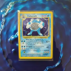 1999 Pokemon Card Poliwrath Base #13/102 Holo Rare - Image 1