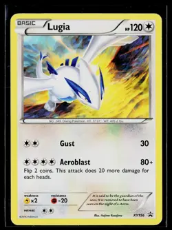 Lugia XY156 XY Black Star Promo Holo Pokemon TCG Card English Basic HP/DMG - Image 1