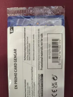 Pokemon Card Gengar Promo Game Stop Stamp 50/88 Holo Prefect Order Sealed - Image 3