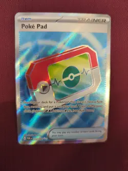 Poke Pad Pokemon Card Full Art 113/88 Holo Prefect Order - Image 1