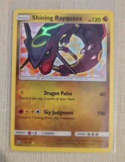 Pokemon Card Shinning Rayquaza 56/73 Shinning Legends Holo - Image 1