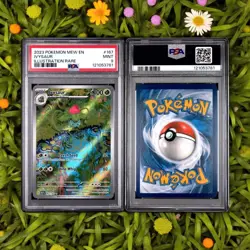 2023 Pokemon Mew EN 151 Ivysaur #167 Illustration Rare PSA 9 Graded Card - Image 2