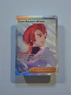 Pokemon Card Team Rocket's Ariana #237 Destined Rivals Full Art Holo - Image 1