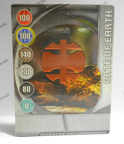 Bakugan Card - Gate Of Earth - Silver Gate Card - BA353a - 6/48e - 2008 - Image 1