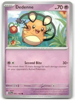 Pokemon Trading Card TCG Dedenne #095 - Image 1
