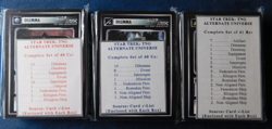 STAR TREK CCG ALTERNATE UNIVERSE 141 CARDS COMMON/UNCOMMON/RARE SET DECIPHER - Image 1