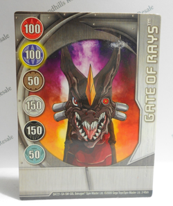 Bakugan Card - Gate Of Rays - Silver Gate Card - BA721 - 2/48ah - 2009 - Image 1