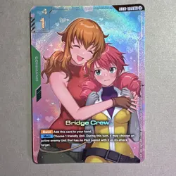 Bandai Gundam Card Game Bridge Crew SR ST-05-019 Command Foil Holo English - Image 1