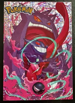 GASTLY X HAUNTER X GENGAR - POKEMON JOHTO CRYSTAL CARD COLLECTION CCG HOLO ART - Image 1