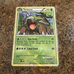 Torterra (Cracked Ice) 10/95 Unleashed Holo Rare Pokemon Card LP - Image 1