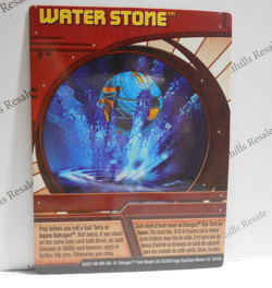 Bakugan Card - Water Stone - Red Ability Card - BA557 - 30/48n - 2008 - Image 1