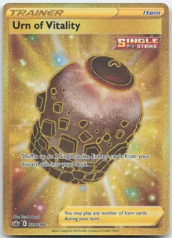 Urn of Vitality 229/198 SWSH06: Chilling Reign Pokemon Card NM - Image 1