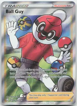 Ball Guy 065/072 Shining Fates Pokemon Card NM - Image 1