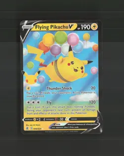 Flying Pikachu V 006/025 Celebrations Ultra Rare Holo Pokemon Card NM - Image 1