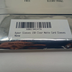 Ryker 150 Piece Black Matte Standard Size Card Sleeves - Image 3