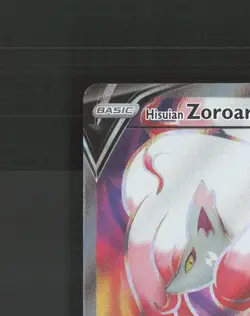 Hisuian Zoroark V SWSH297 Full Art Black Star Promo Holo Pokemon Card NM - Image 3