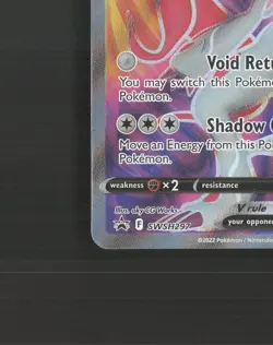 Hisuian Zoroark V SWSH297 Full Art Black Star Promo Holo Pokemon Card NM - Image 5