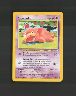 Slowpoke 73/111 Neo Genesis Common Pokemon Card LP - Image 1