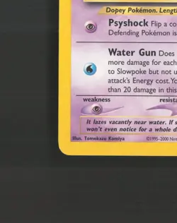 Slowpoke 73/111 Neo Genesis Common Pokemon Card LP - Image 5