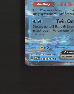 Blastoise ex 009/165 Scarlet & Violet 151 Ultra Rare Holo Pokemon Card NM - Image 5