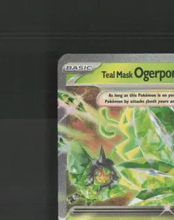 Teal Mask Ogerpon ex 012/131 Prismatic Evolutions Ultra Rare Pokemon Card NM - Image 3
